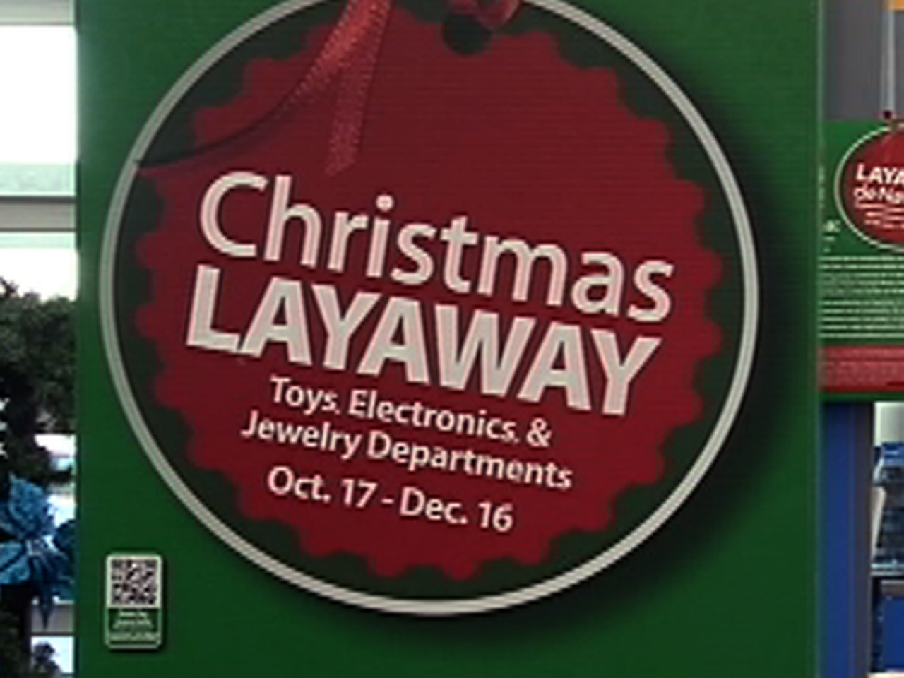 WalMart brings back holiday layaway CBS News