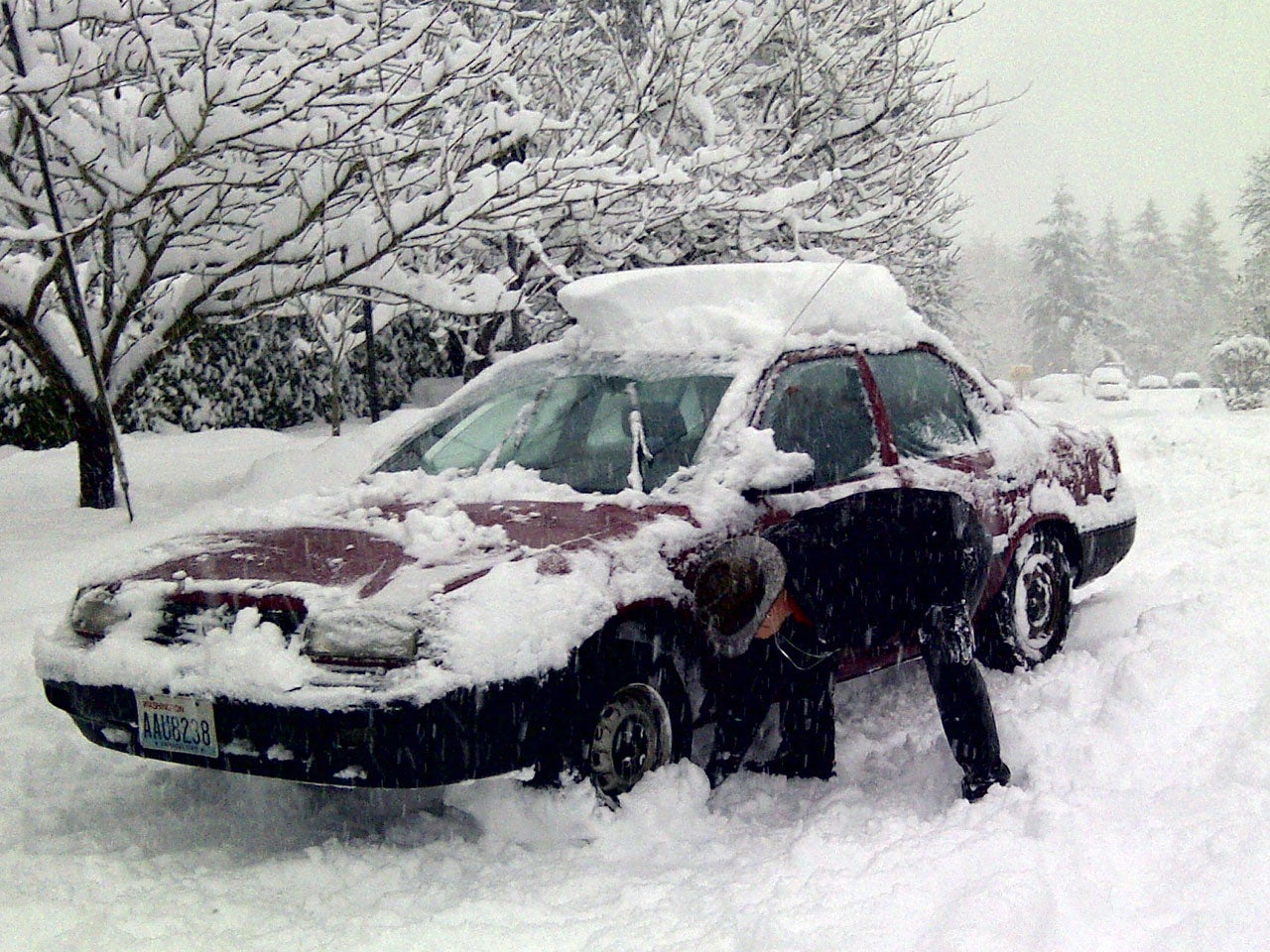 Wash. snowstorm causes 95 car accidents in 8 hours CBS News