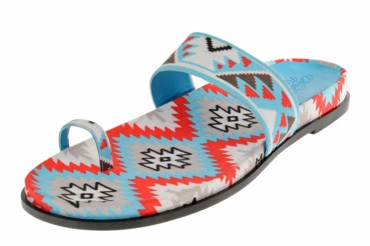 Morocco Printed Sandals, THEODORA &amp; CALLUM  