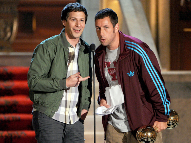 Thats My Boy Stars Adam Sandler And Andy Samberg Hope To Bring In 9291