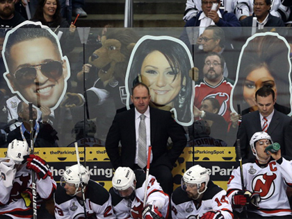 Jersey Shore heads behind Devils bench2 