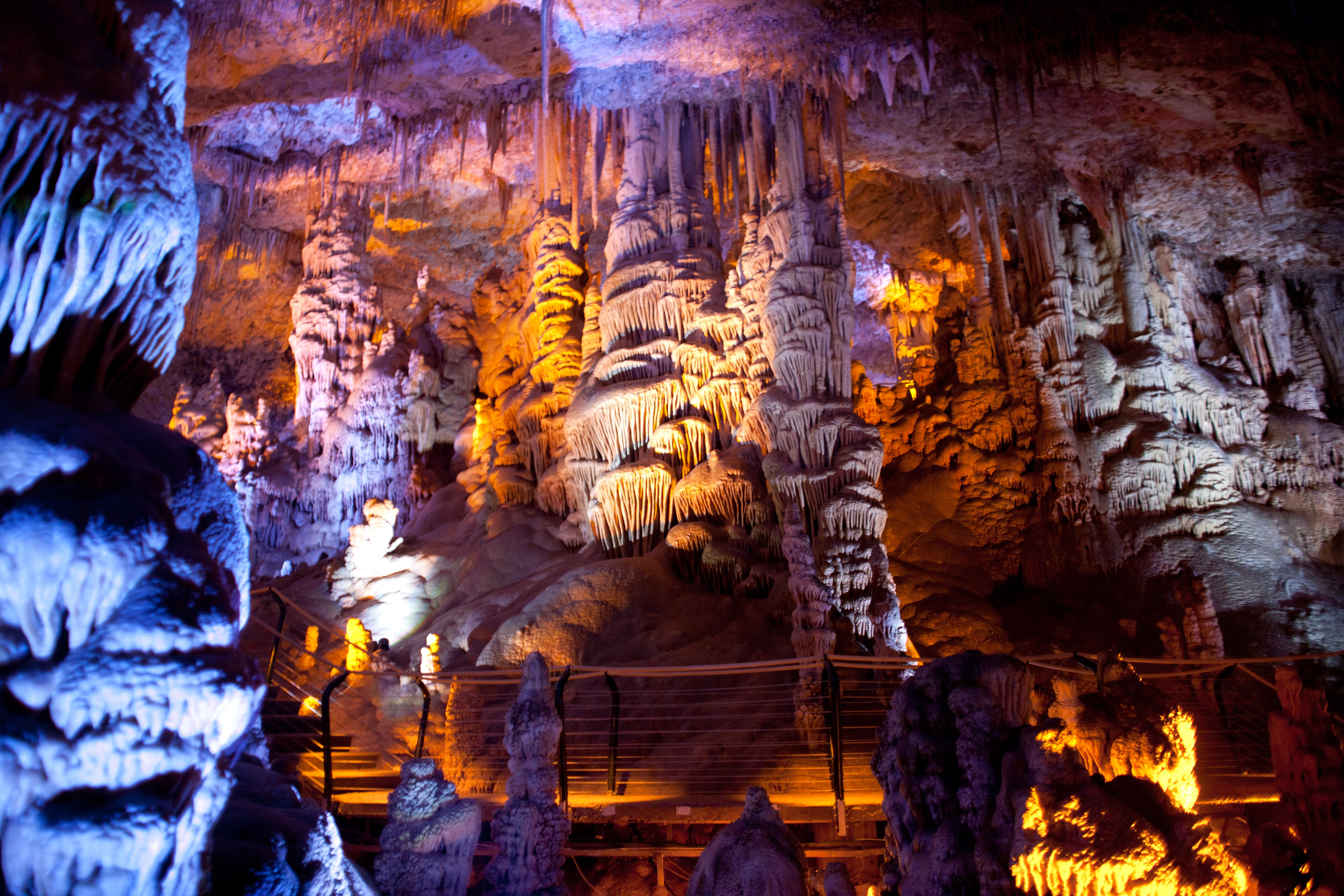 Stalactite Filled Cave Illuminated Photo 3 Pictures CBS News   150072832 10 