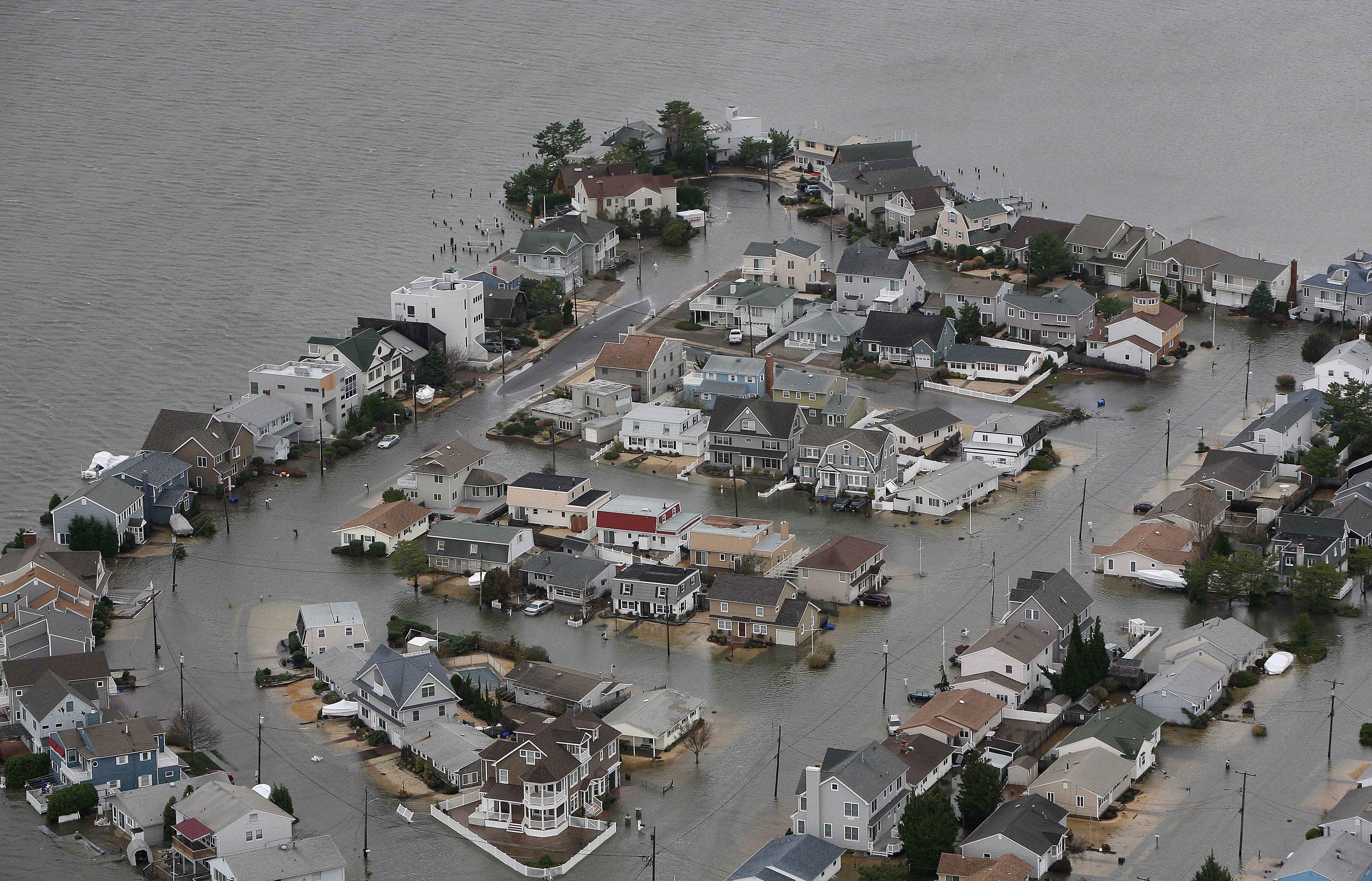 Aerial views of superstorm damage Photo 1 Pictures CBS News