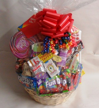 Economy Candy gift basket 
