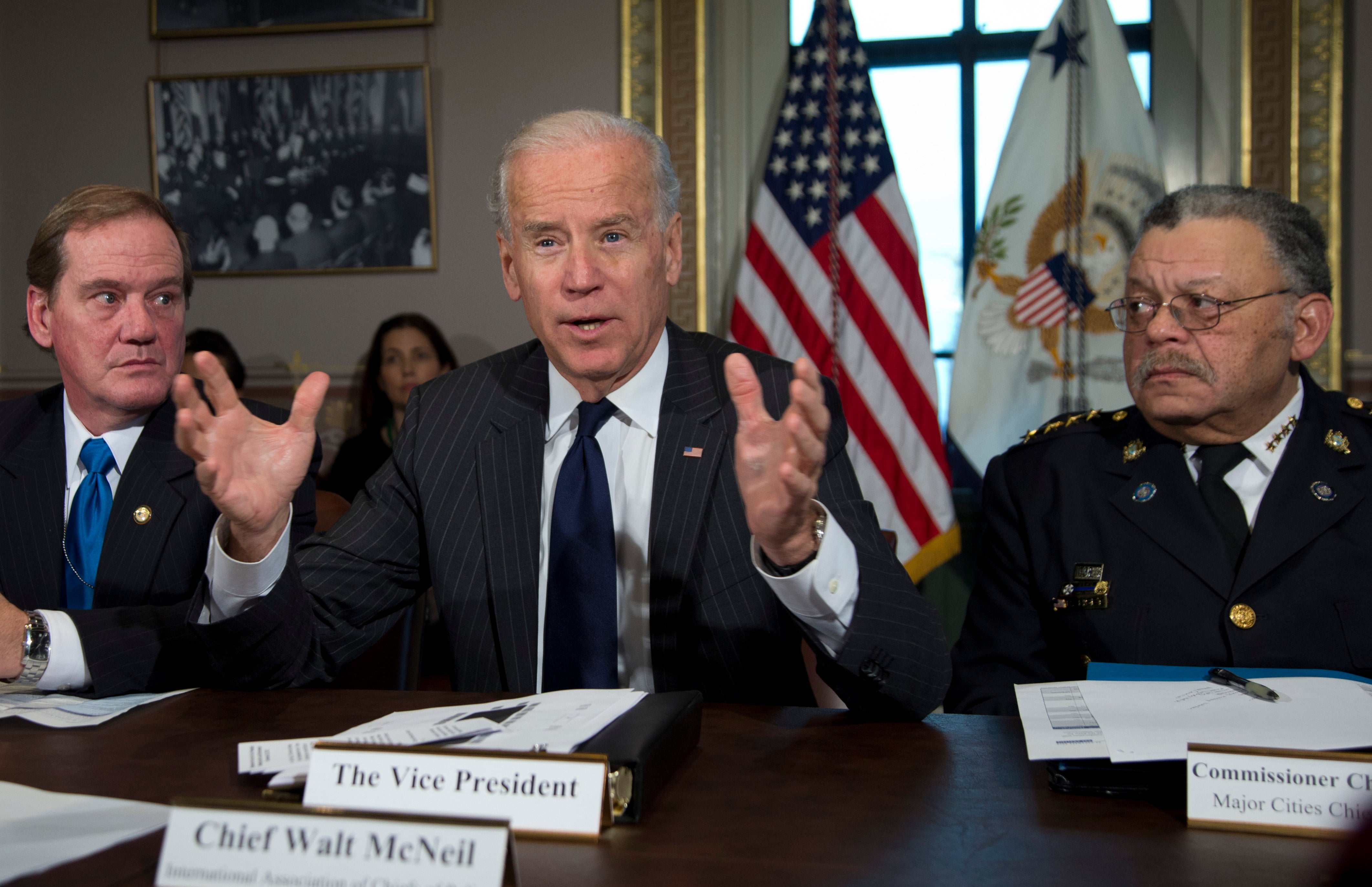 Biden to law enforcement We need your help on gun violence CBS News