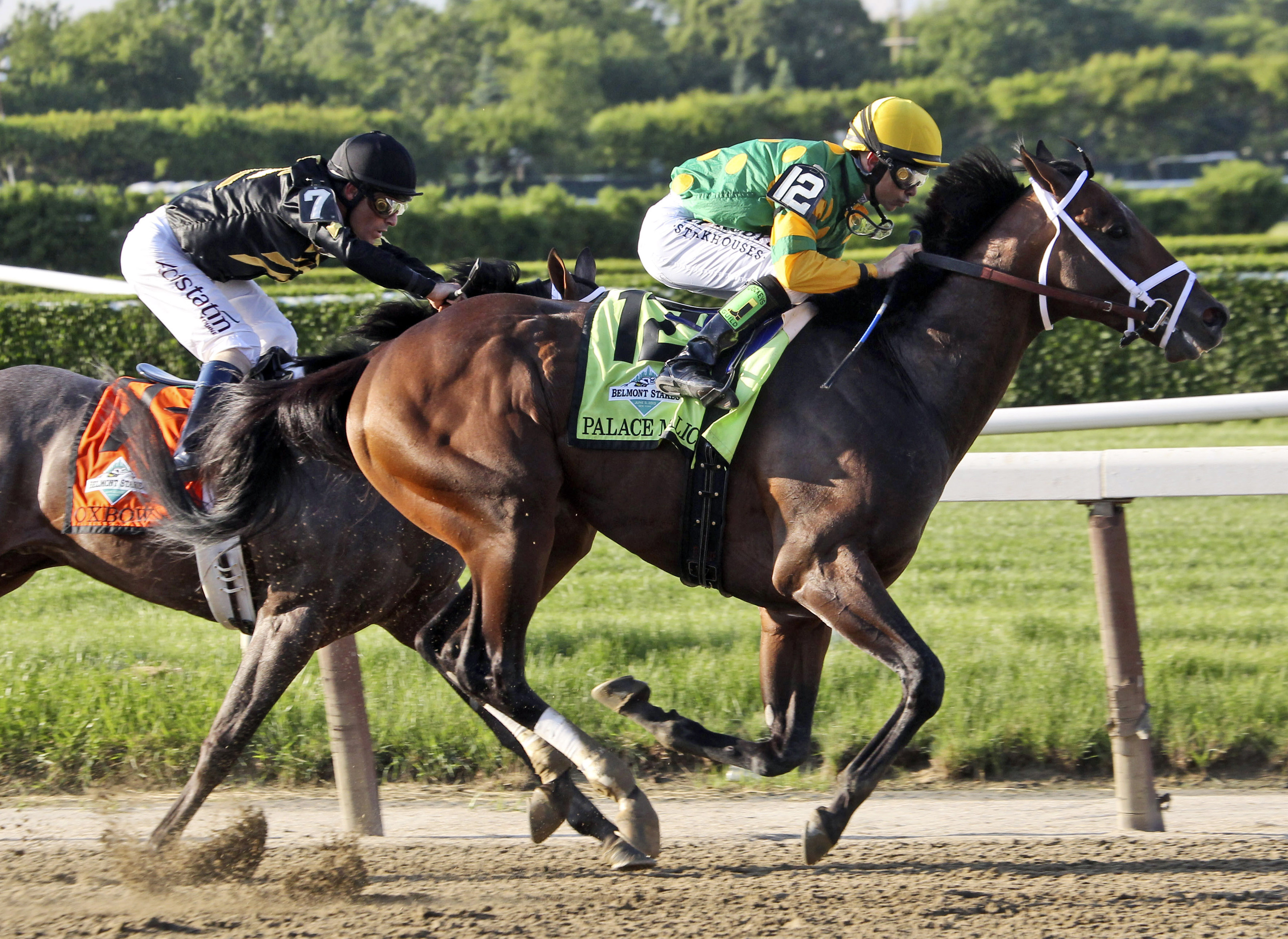 Palace Malice wins the Belmont Stakes CBS News