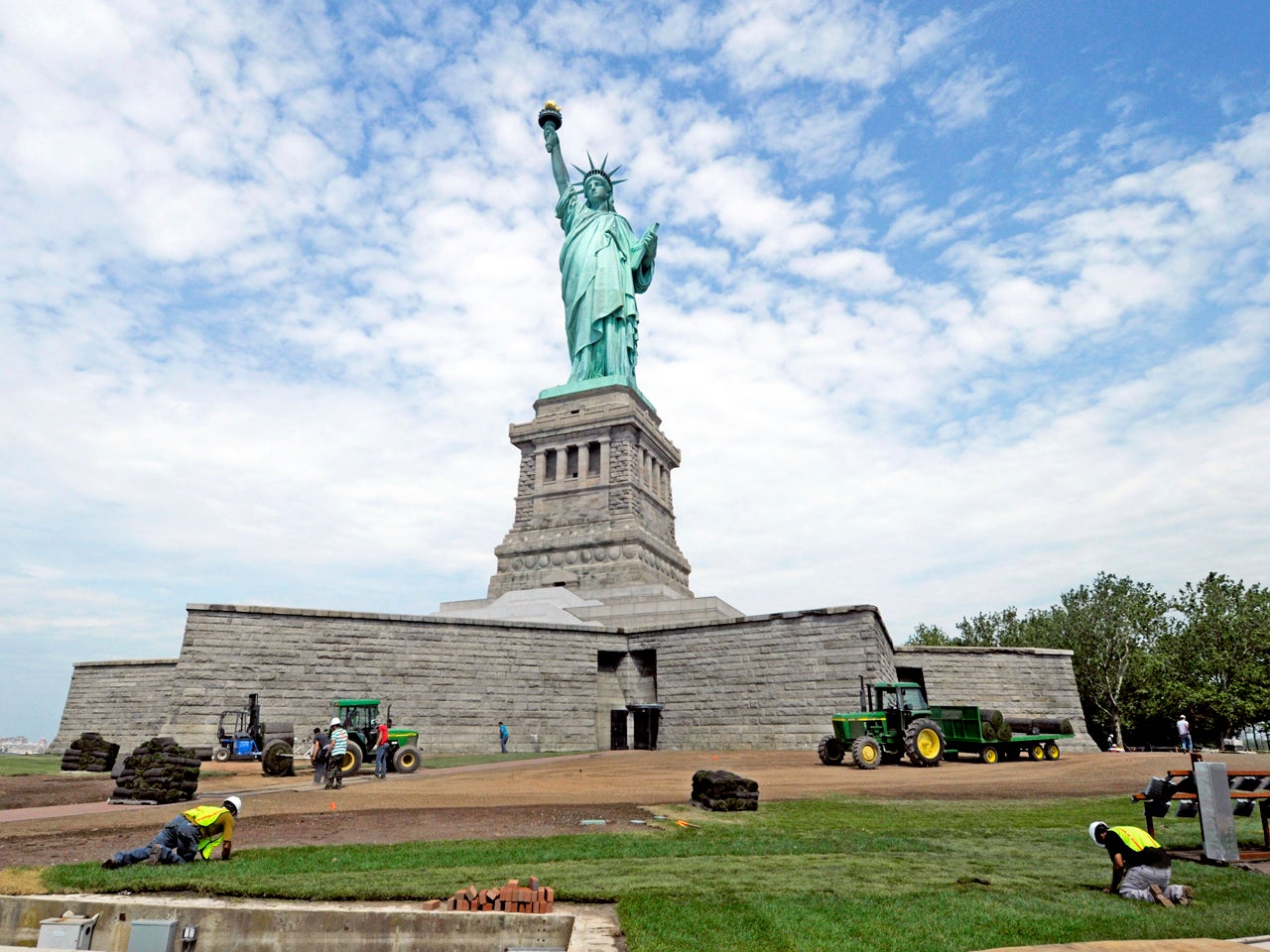 Statue of Liberty reopening for first time since Sandy CBS News