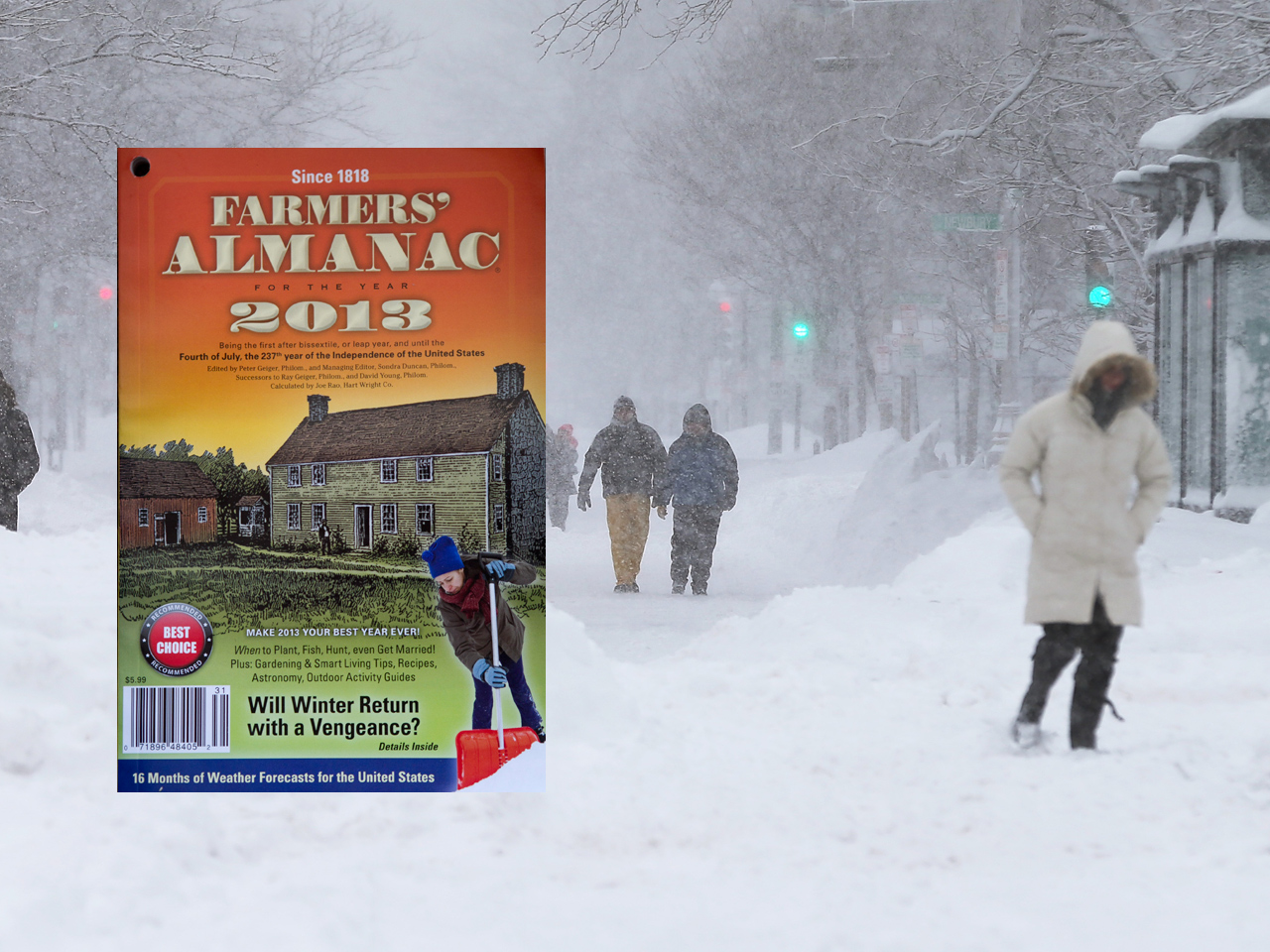 "Farmers' Almanac" predicts a "bitterly cold" winter CBS News