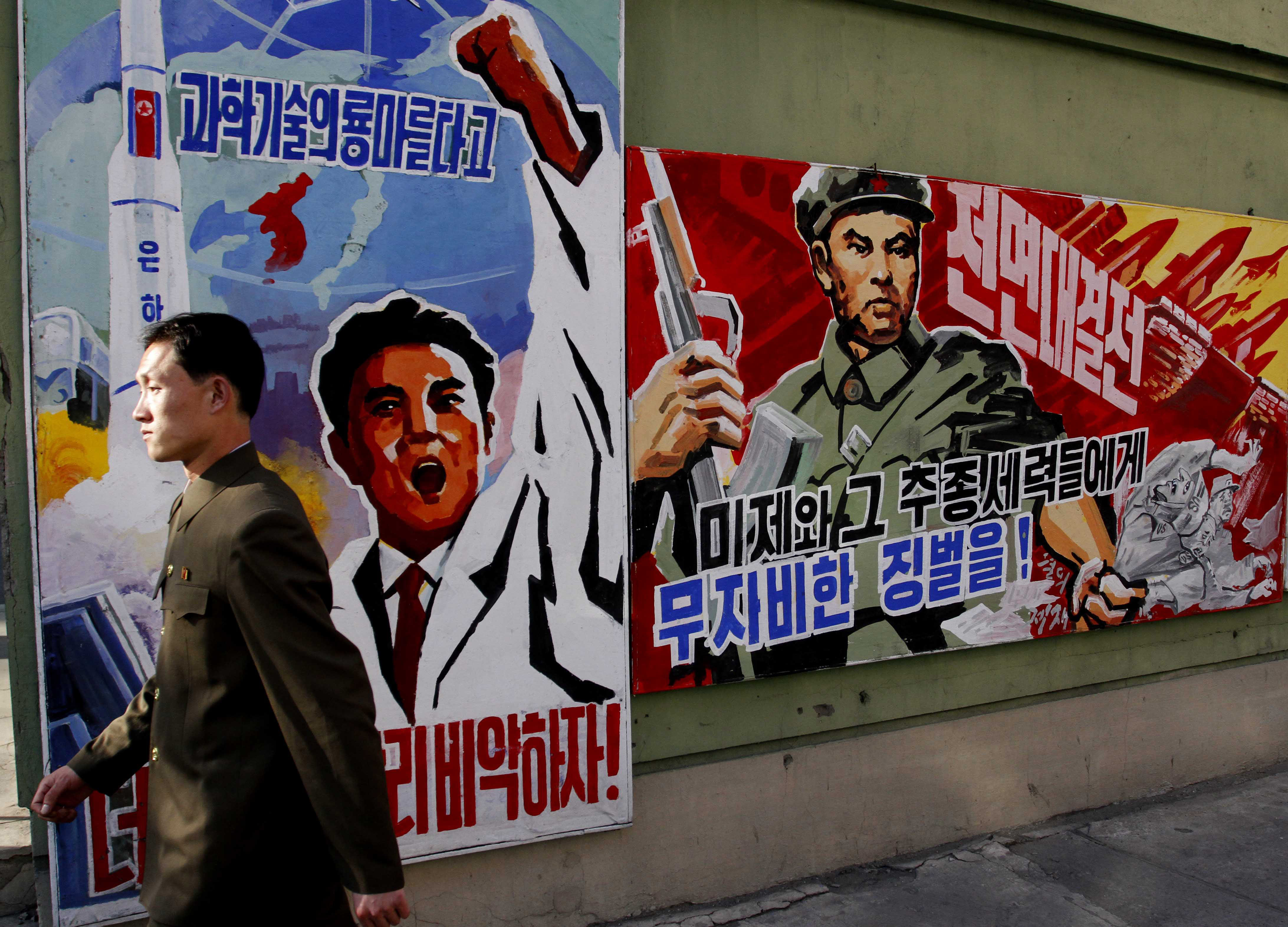 North Korea Ramps Up Anti U S Rhetoric Ahead Of Annual American   North Korea Propaganda AP622063454470 