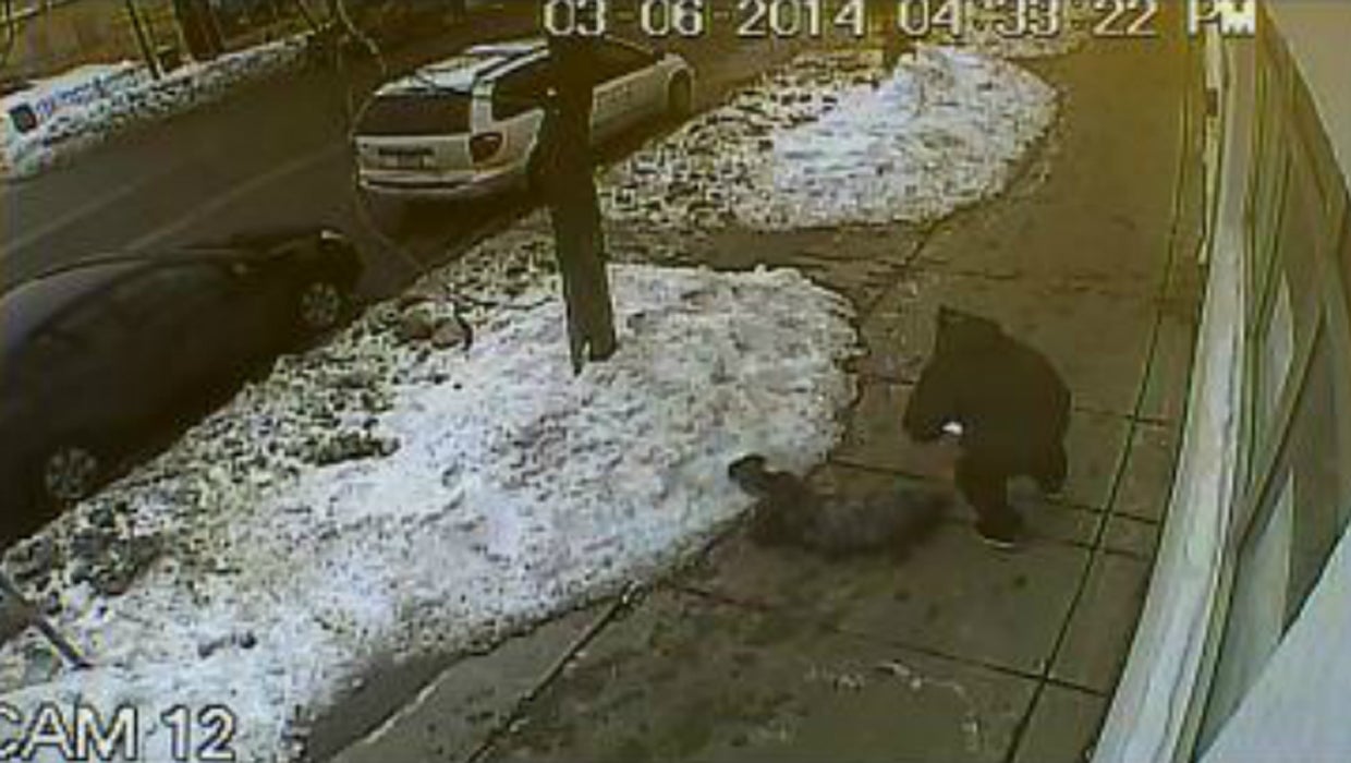 VIDEO Man punches boy, 8, to ground for iPad in Minneapolis CBS News