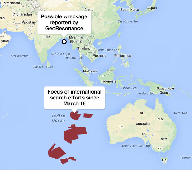 Malaysia Airlines Flight 370: GeoResonance survey company ...