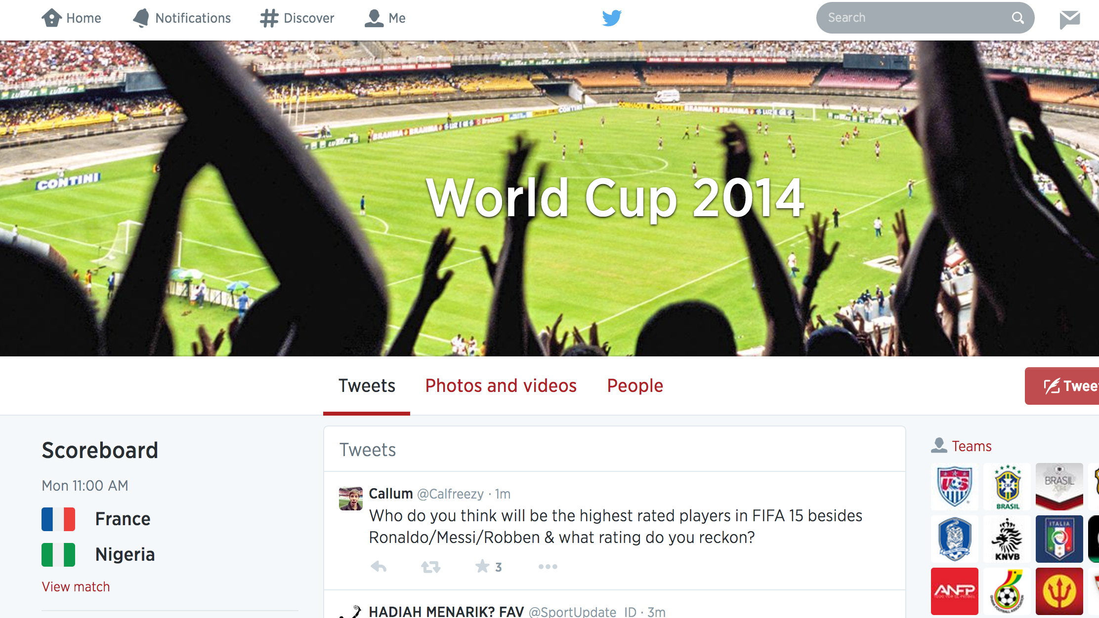 World Cup 2014 breaks Super Bowl record on Twitter CBS News
