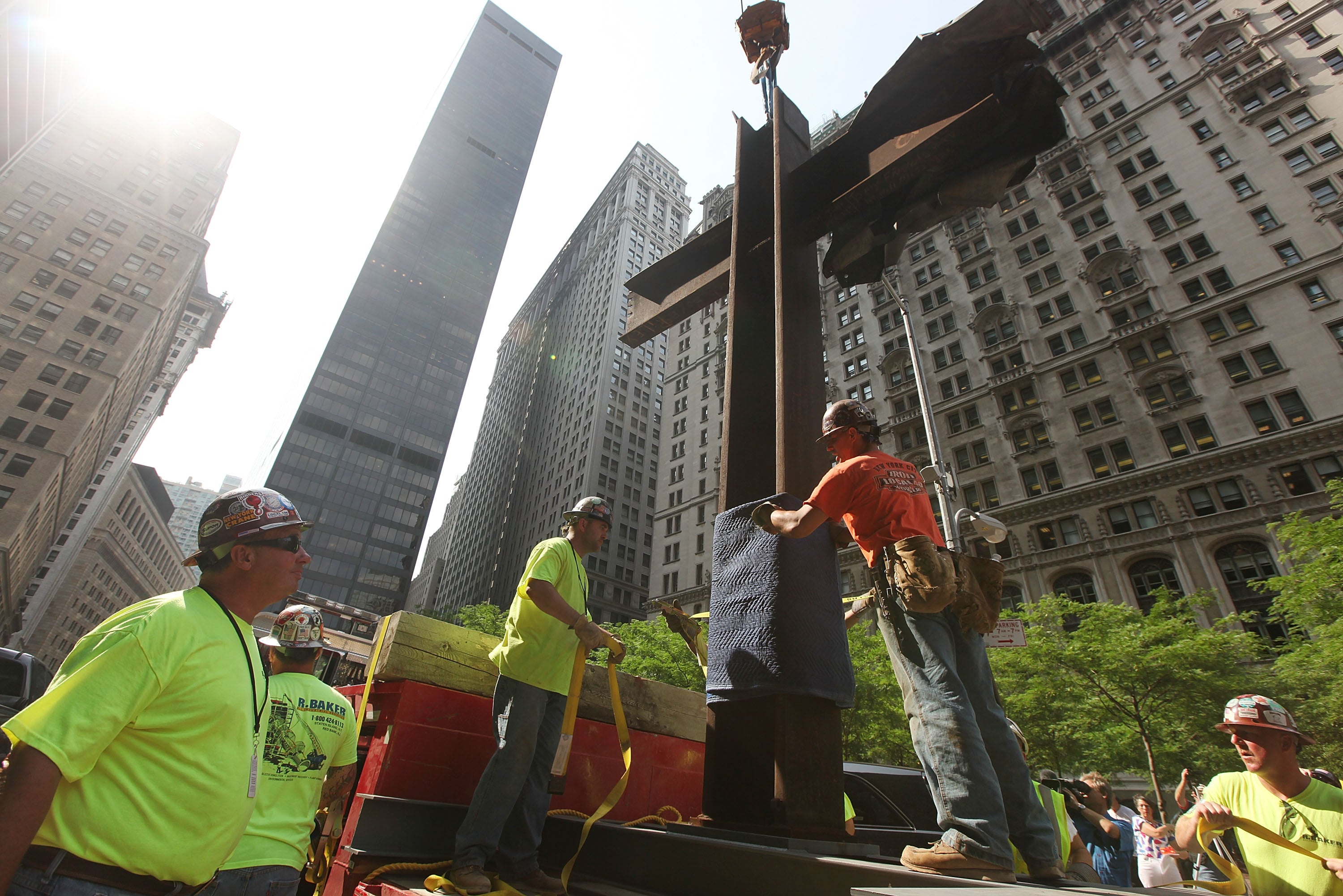 9/11 steel cross display can stay at museum, court rules - CBS News
