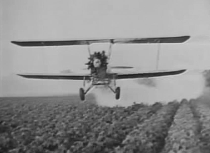 Almanac The first crop dusting flight CBS News