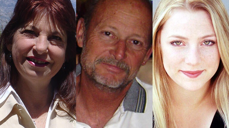 Vicki Friedli, Jon Hayward and Becky Friedli