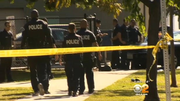 1 dead, 4 injured in shooting in quiet Los Angeles neighborhood - CBS News