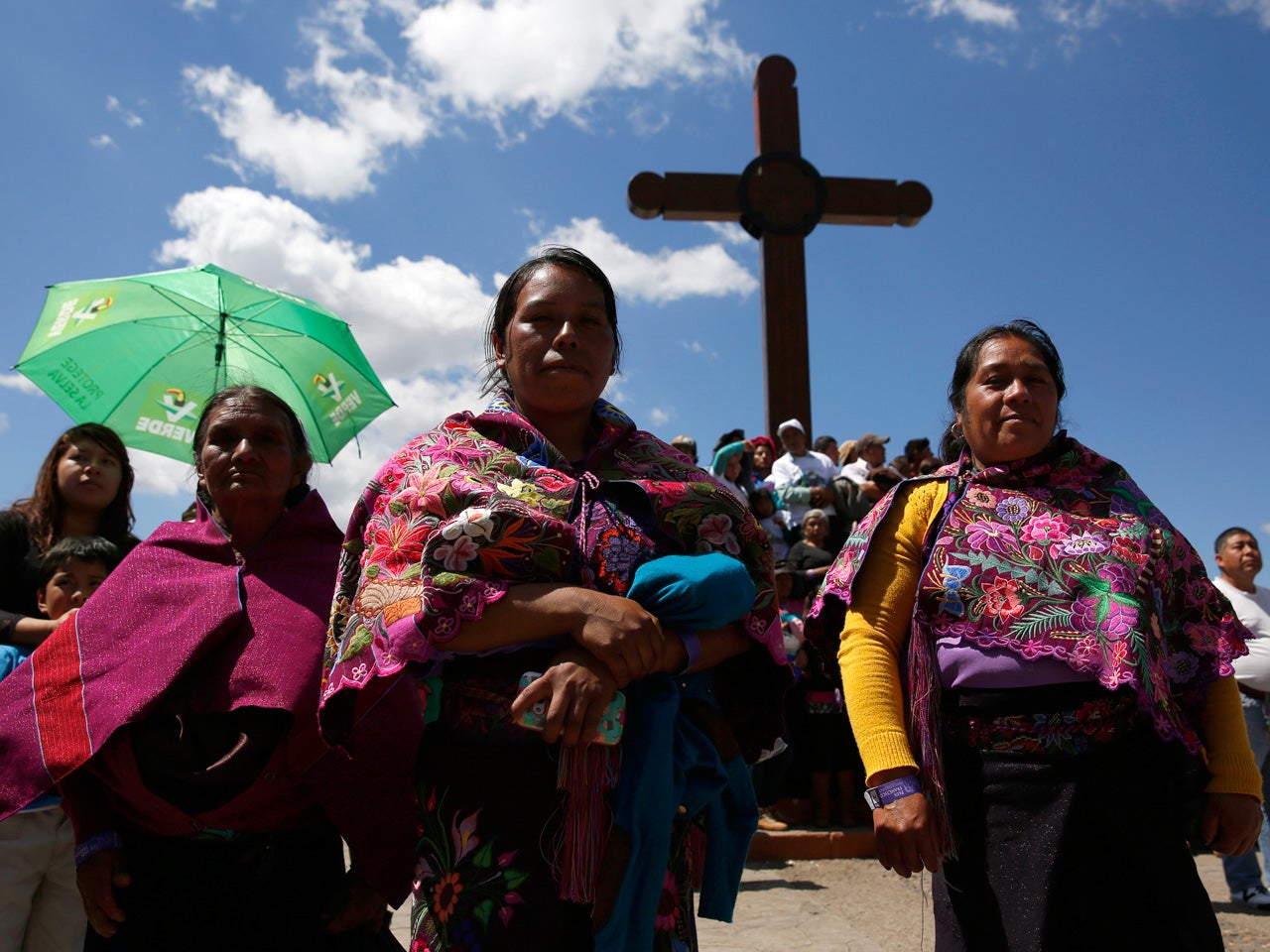 In Mexico Pope Francis Slams Country s Treatment Of Indians CBS News