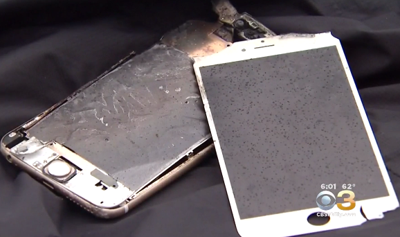 N J College Student S Iphone Explodes In Pocket During Class Cbs News