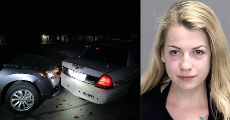 Miranda Kay Rader Crashes Car While Taking Topless Selfie For Snapchat 