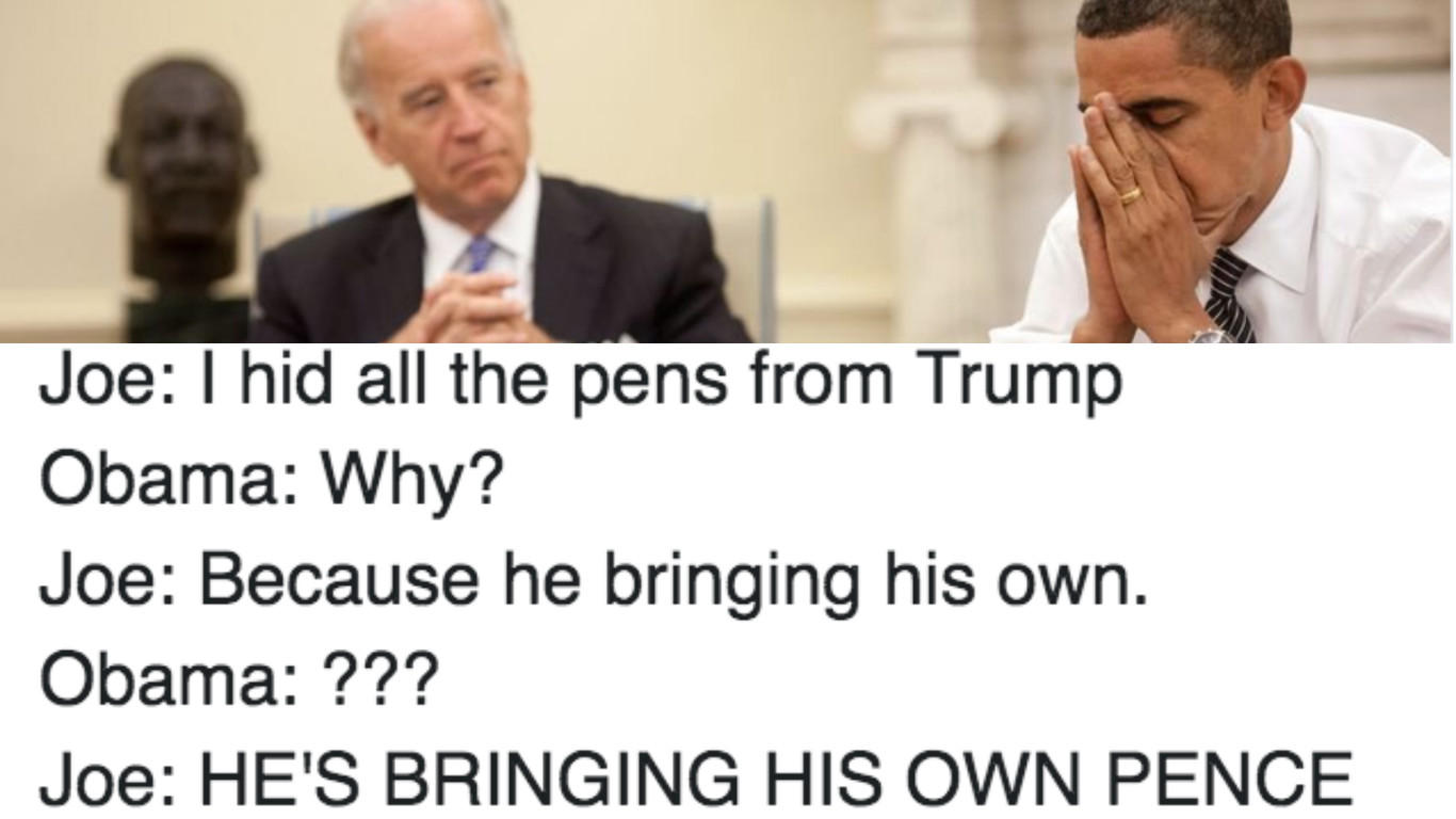 Obama-Biden memes are the internet's comic relief after election - CBS News