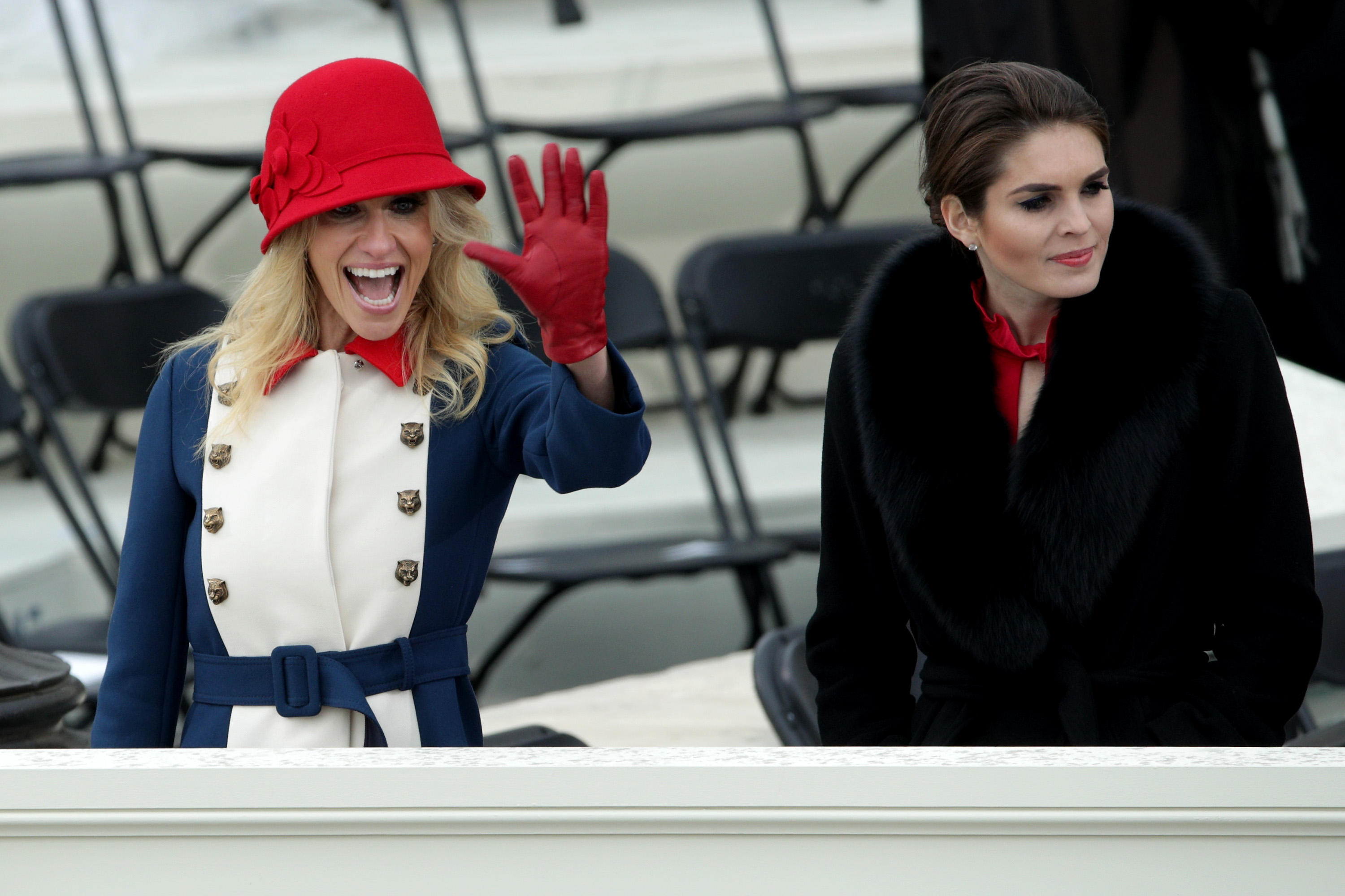 Kellyanne Conway inauguration outfit: Gucci coat is British-themed ...