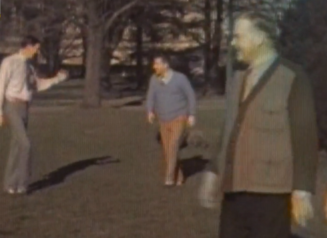 Newly discovered footage shows President Hoover and family in color