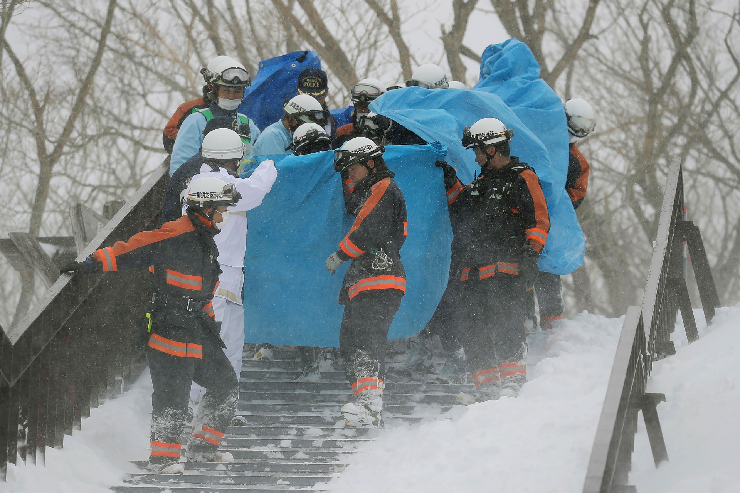 Japan avalanche reportedly kills students in Nasu, Tochigi prefecture