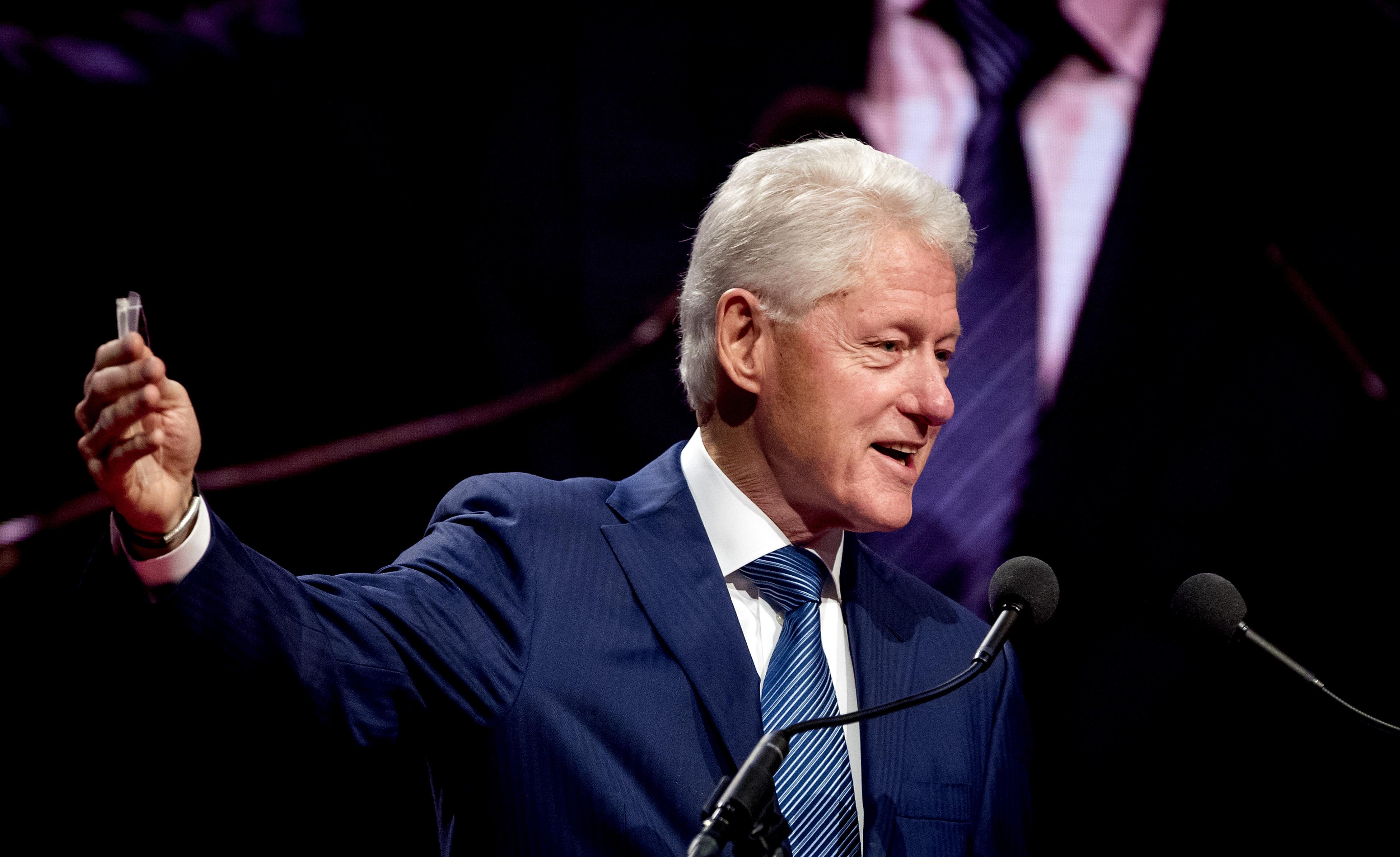 Watch live President Bill Clinton delivers a speech at