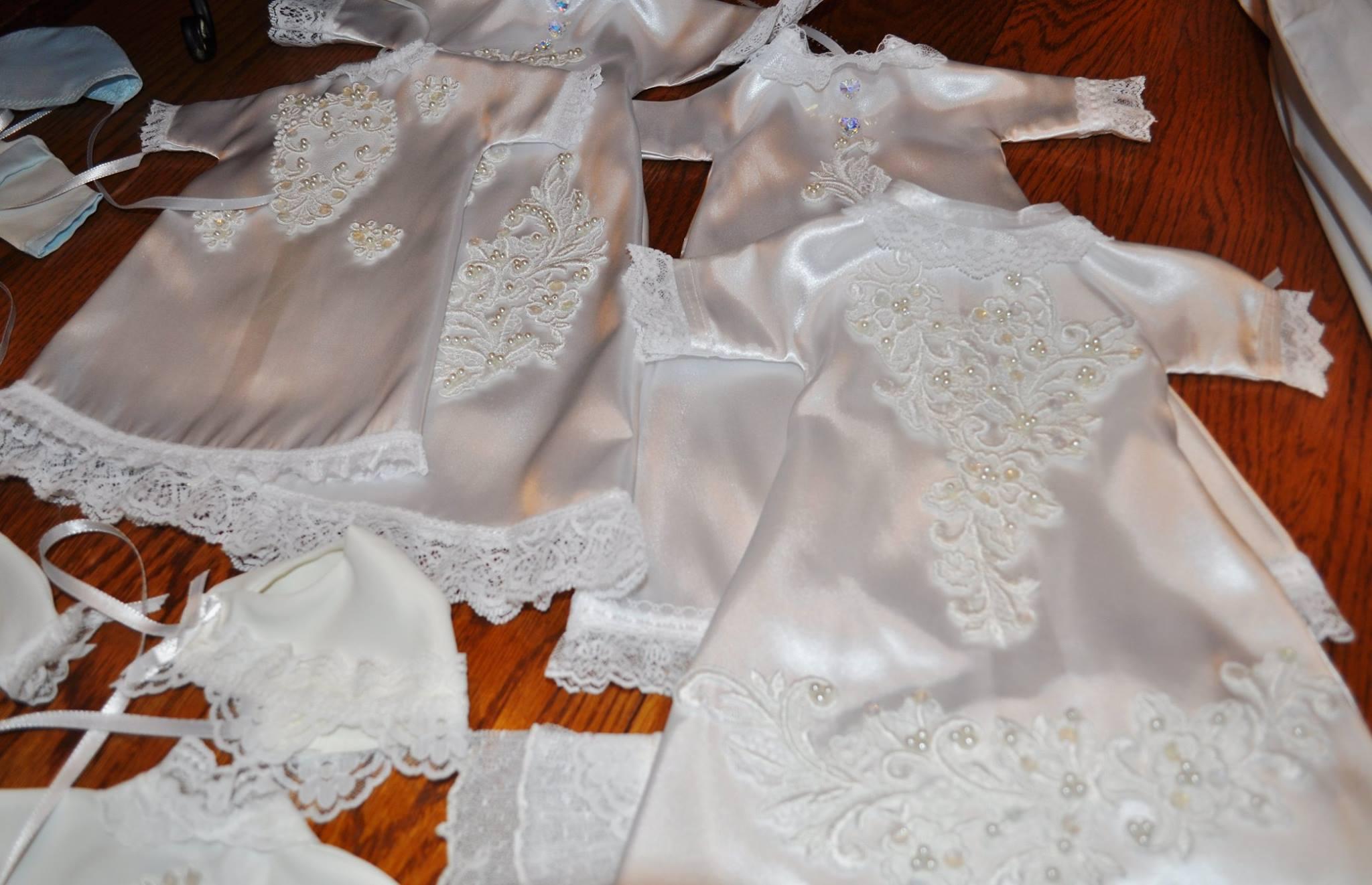 Donated wedding dresses help parents grieve after losing