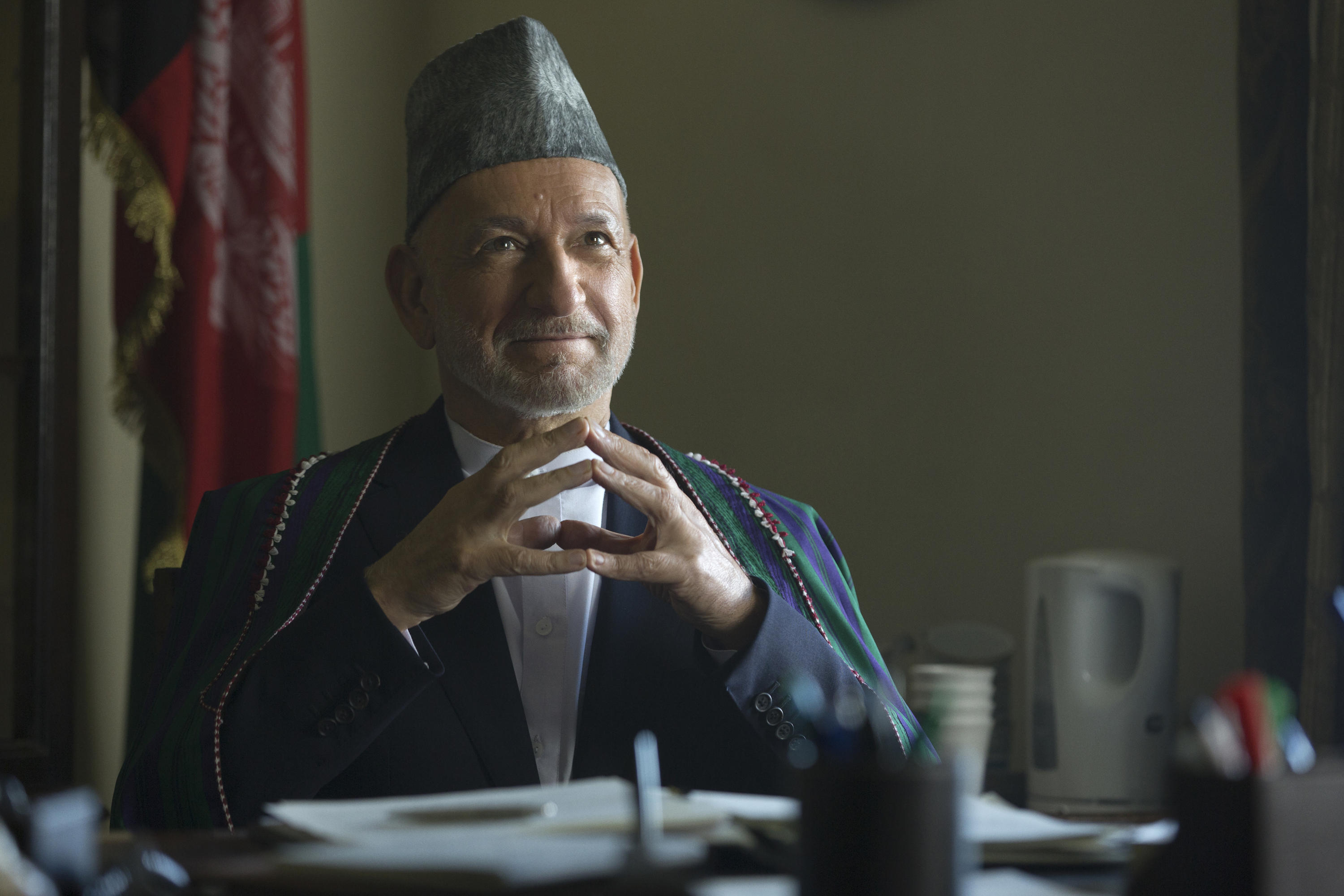 Ben Kingsley Talks Playing Hamid Karzai In War Machine