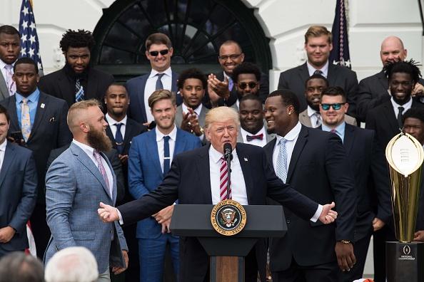 Ncaa Champion Clemson Tigers Visit Trump At White House