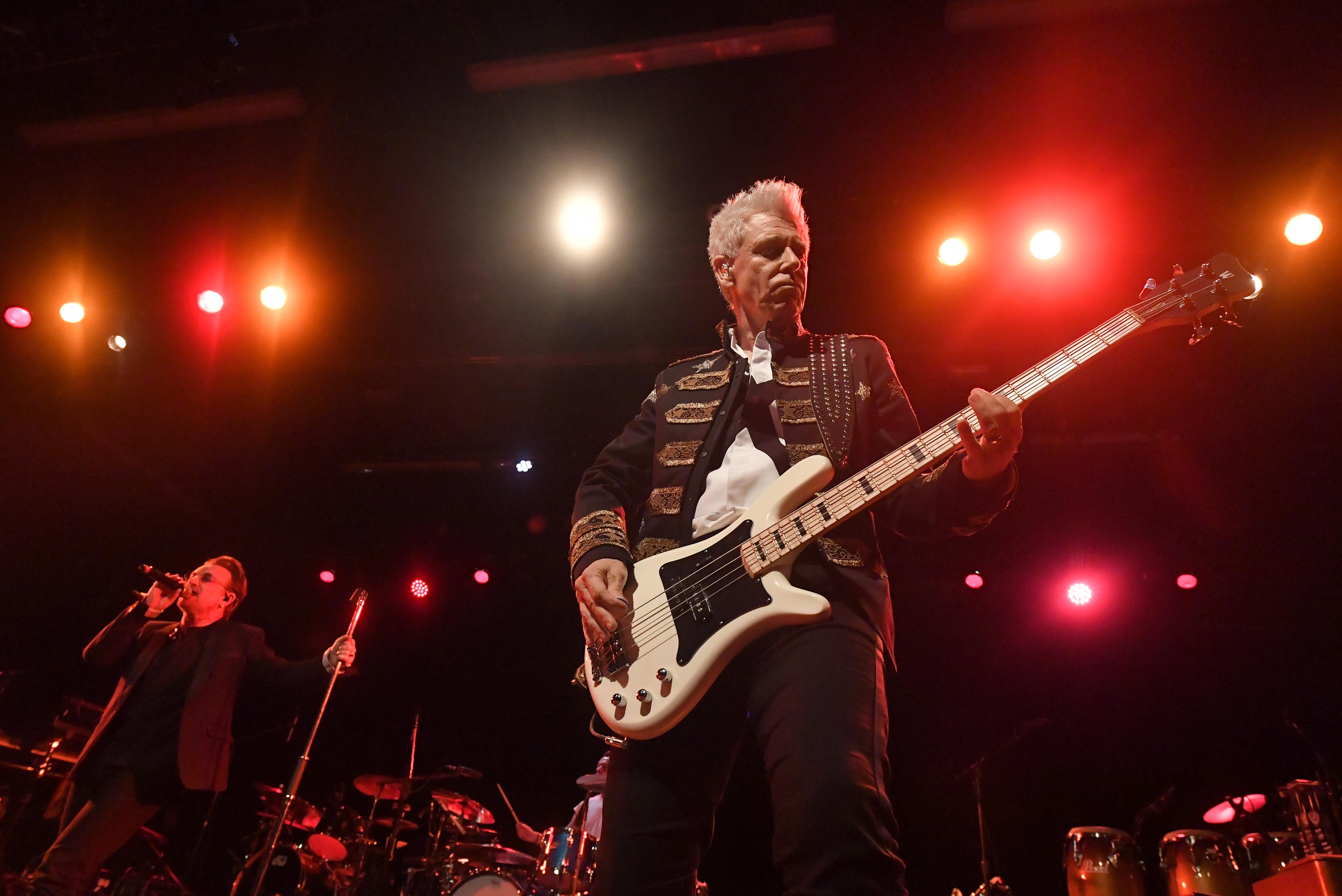 U2 bassist Adam Clayton thanks band for support through addiction CBS