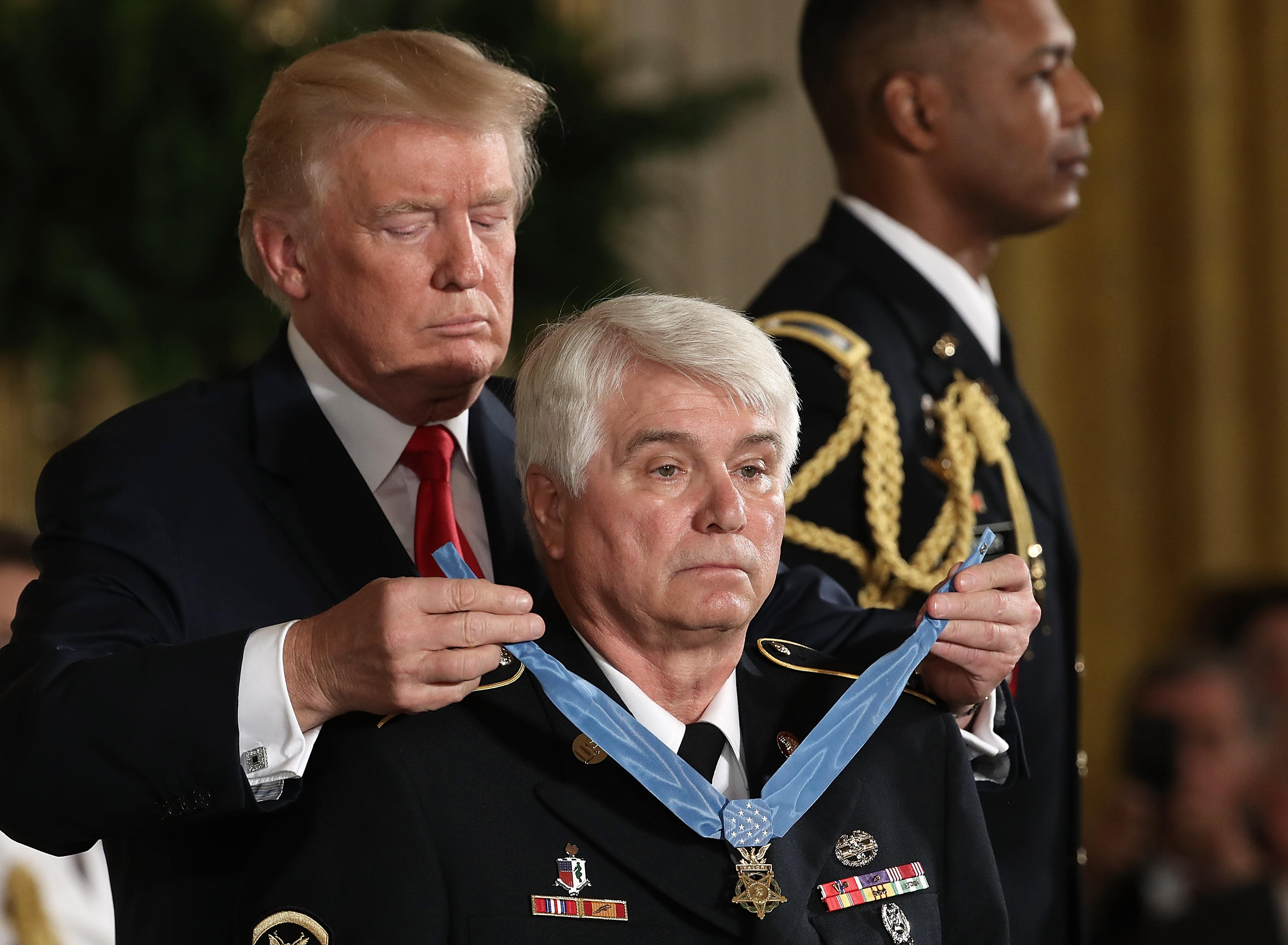 Trump presents first Medal of Honor of his presidency CBS News