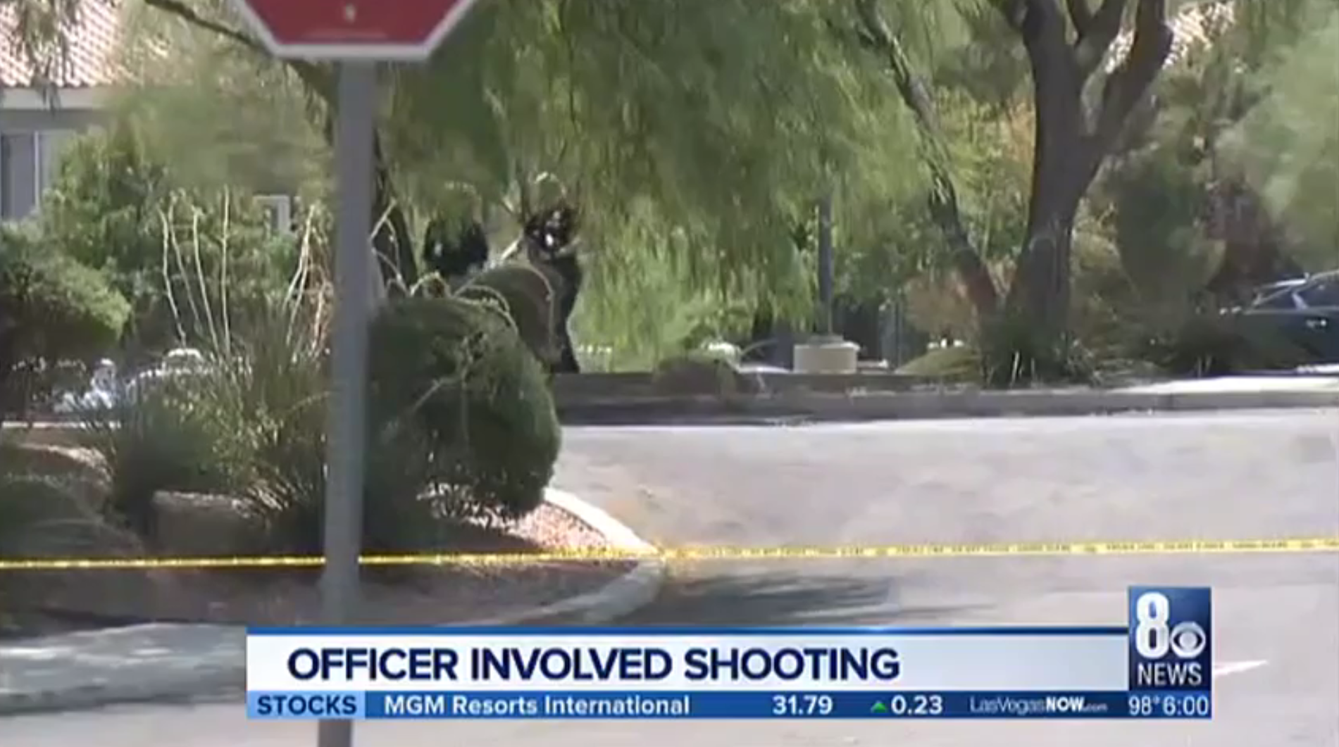 Naked gunman shot by police in Las Vegas, authorities say 