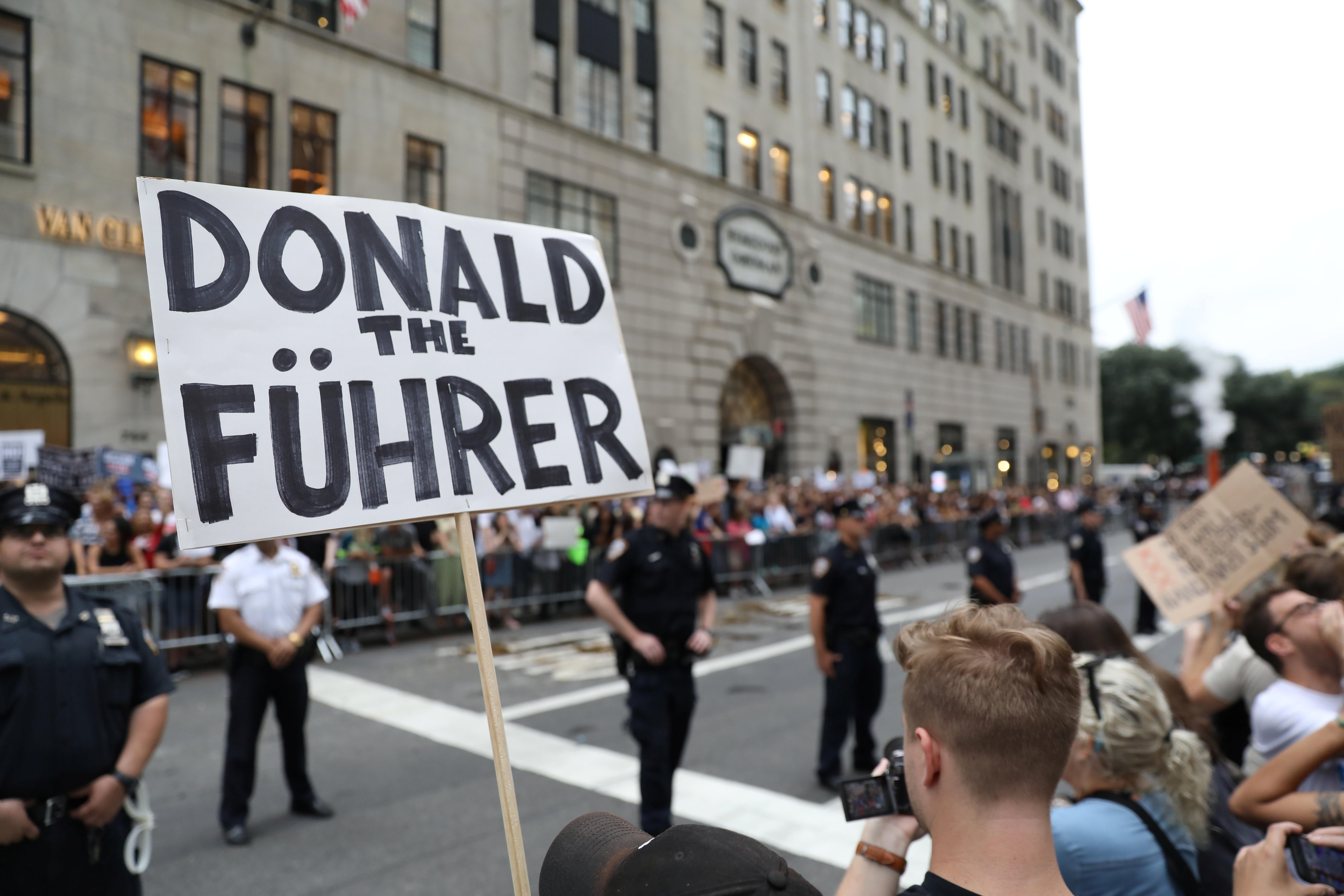 Trump Returns Home To New York City Amid Protests Chants Of shame Trump Returns Home To New York City Amid Protests Chants Of shame