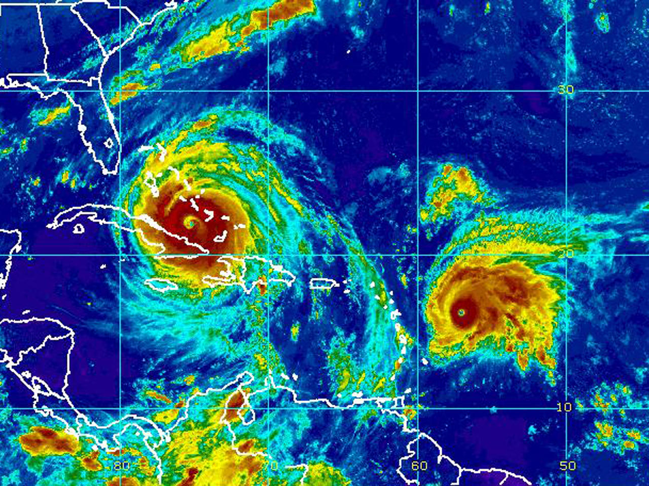 Hurricane Jose strengthens to "extremely dangerous" Category 4 storm