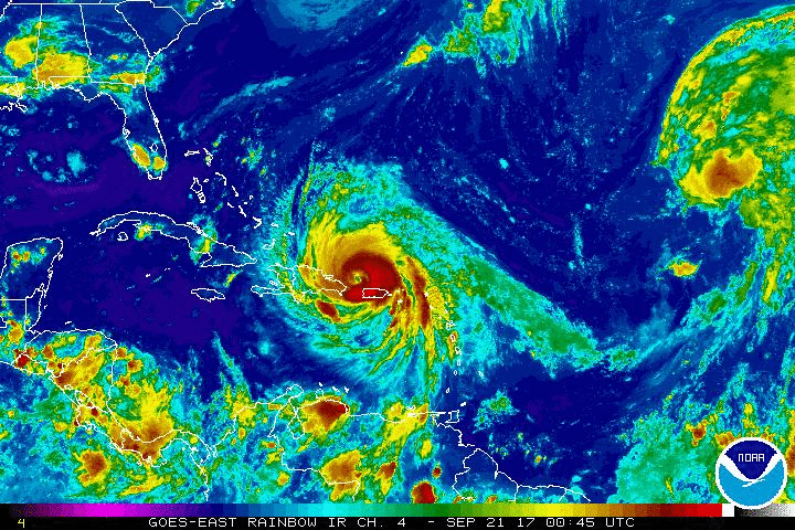 Hurricane Maria path: Storm regains strength, heads for Bahamas -- live updates - CBS News