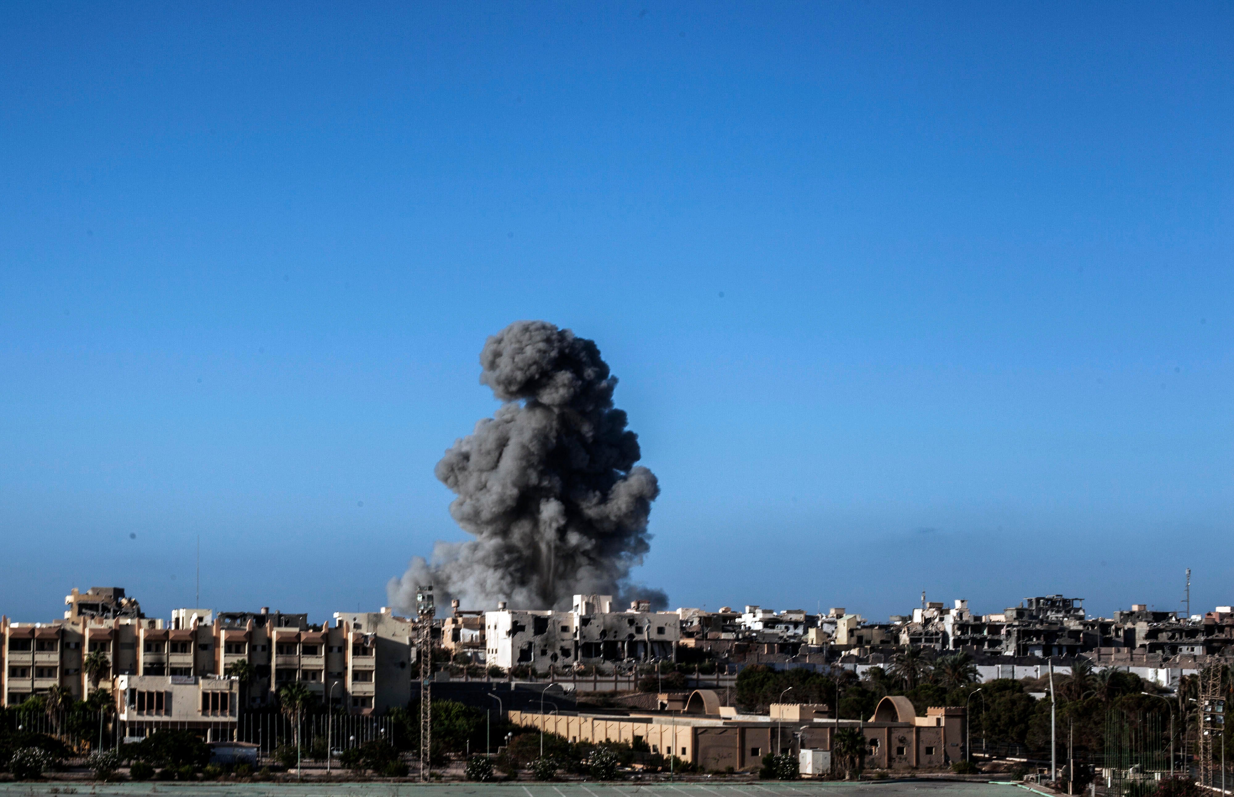 U.S. airstrikes in Libya kill several ISIS fighters
