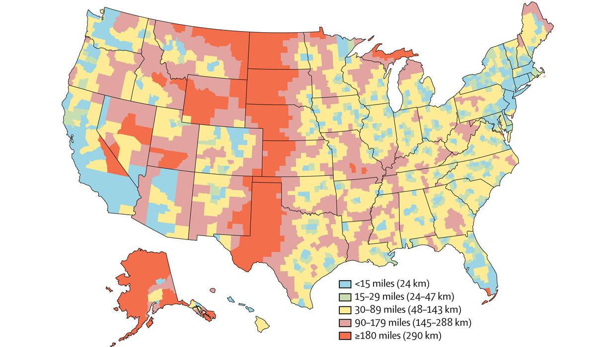 Study examines how far U.S. women must travel to get an abortion - CBS News