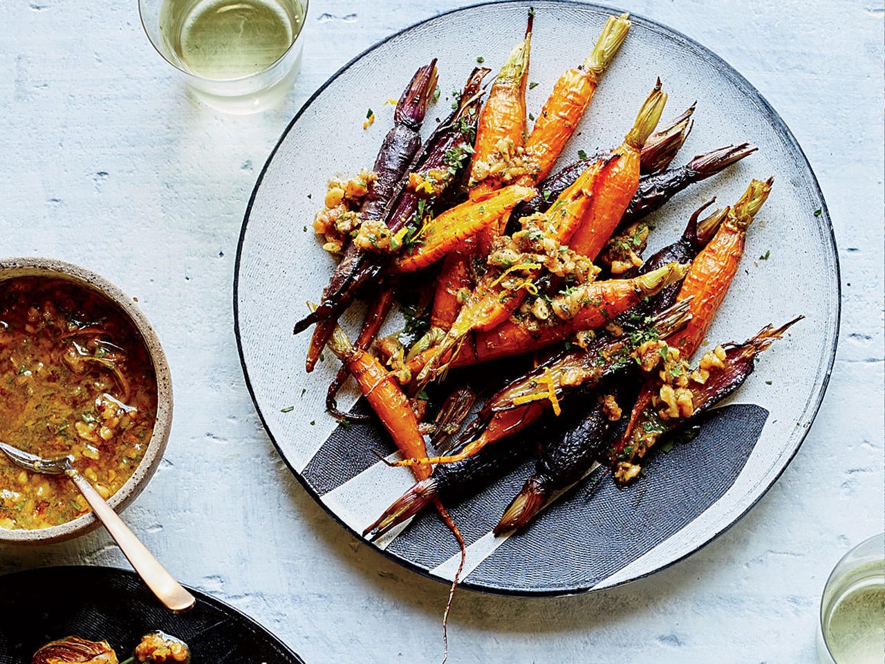 Recipe Roasted Vegetables with SmashedWalnut Vinaigrette CBS News