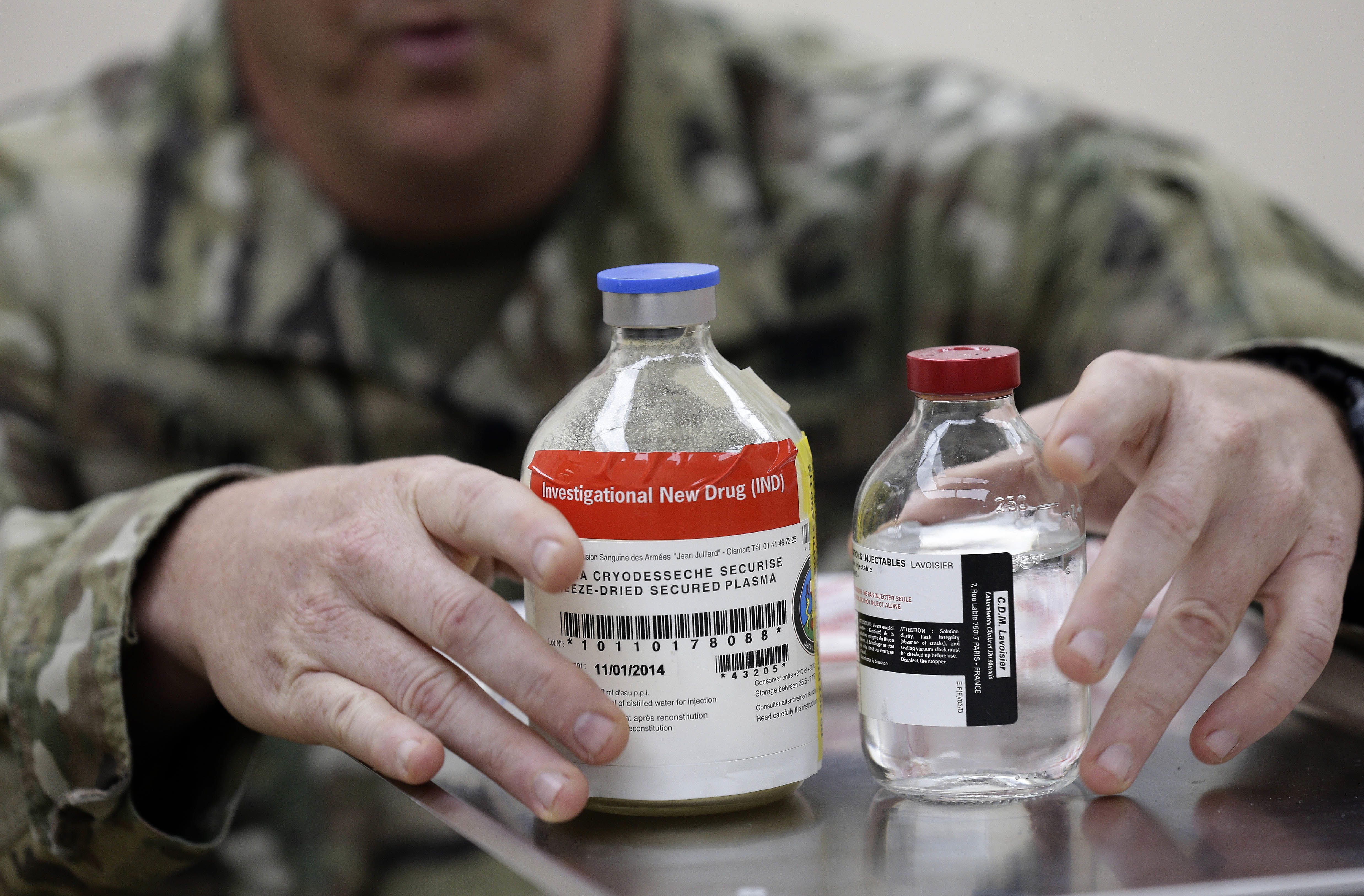 Us Troops Get Freeze Dried Blood Plasma For Use On The Battlefield
