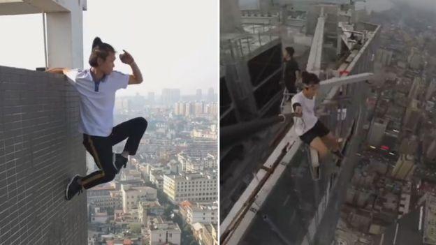 Report: China issues warnings after daredevil plunges to death - CBS News