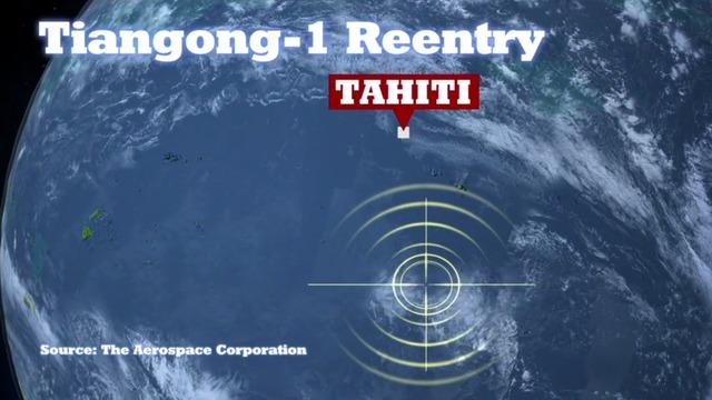 Image result for tiangong pacific ocean impact