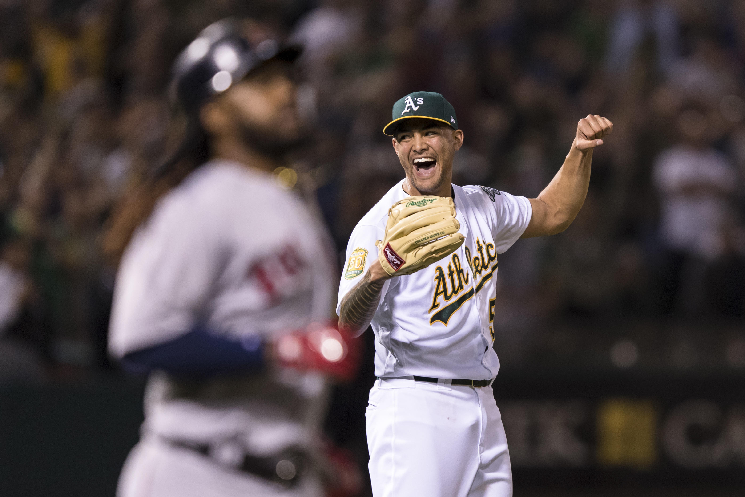 Oakland A's Sean Manaea pitches no-hitter against Red Sox - CBS News