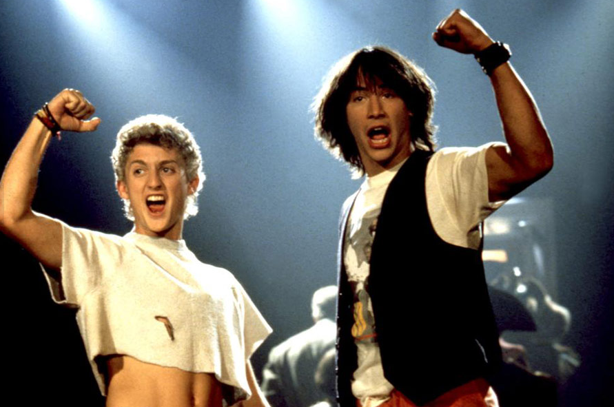 Keanu Reeves And Alex Winter Reunite For Bill And Ted 3 Cbs News 9621