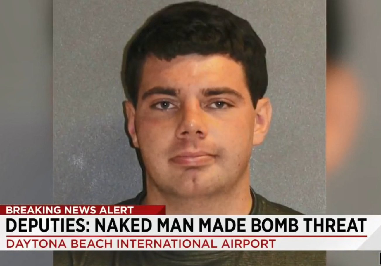Cops: Naked Florida man prompts airport evacuation after 