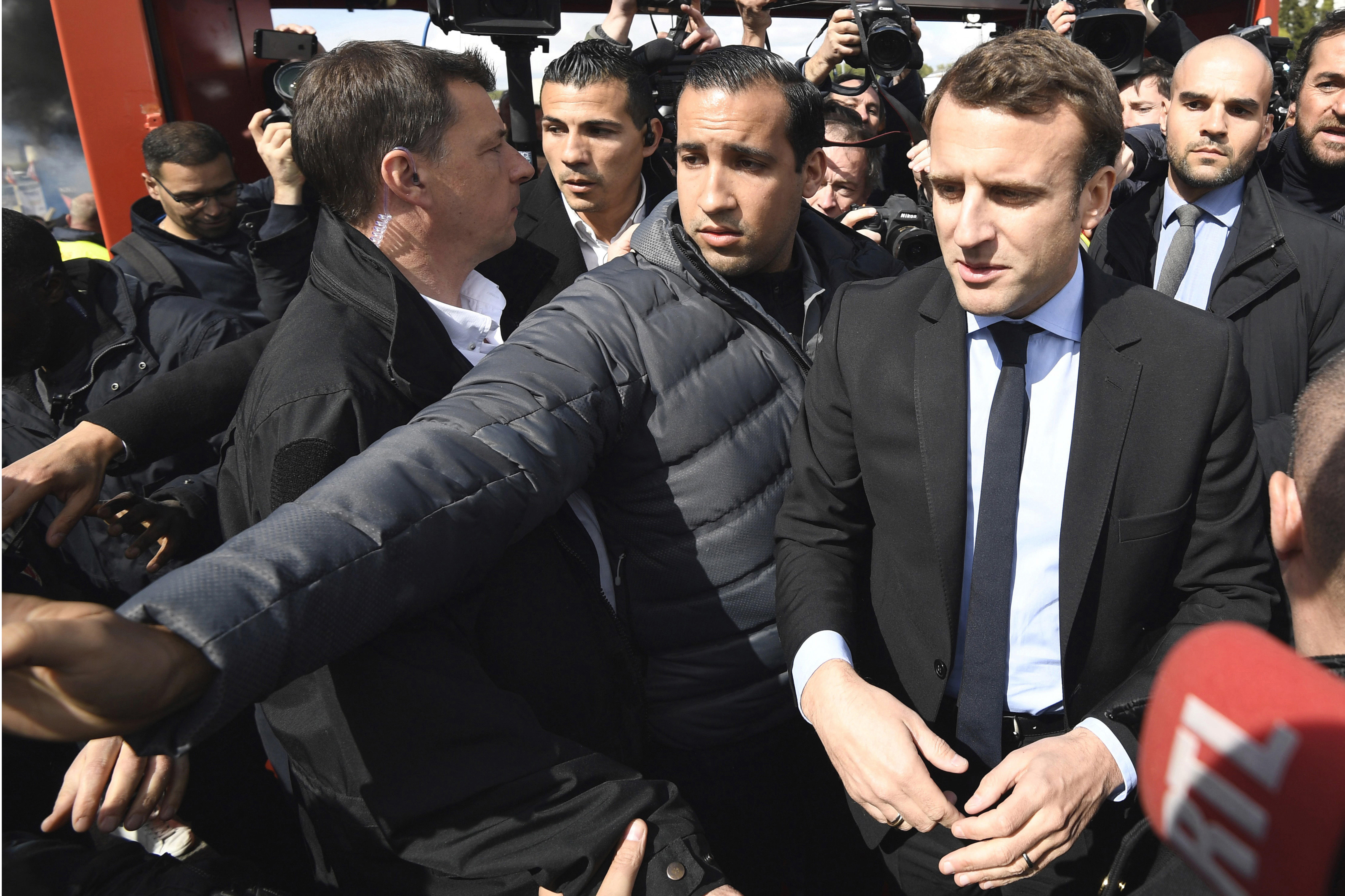 French President Emmanuel Macron Fires Bodyguard Seen In Beating Protester