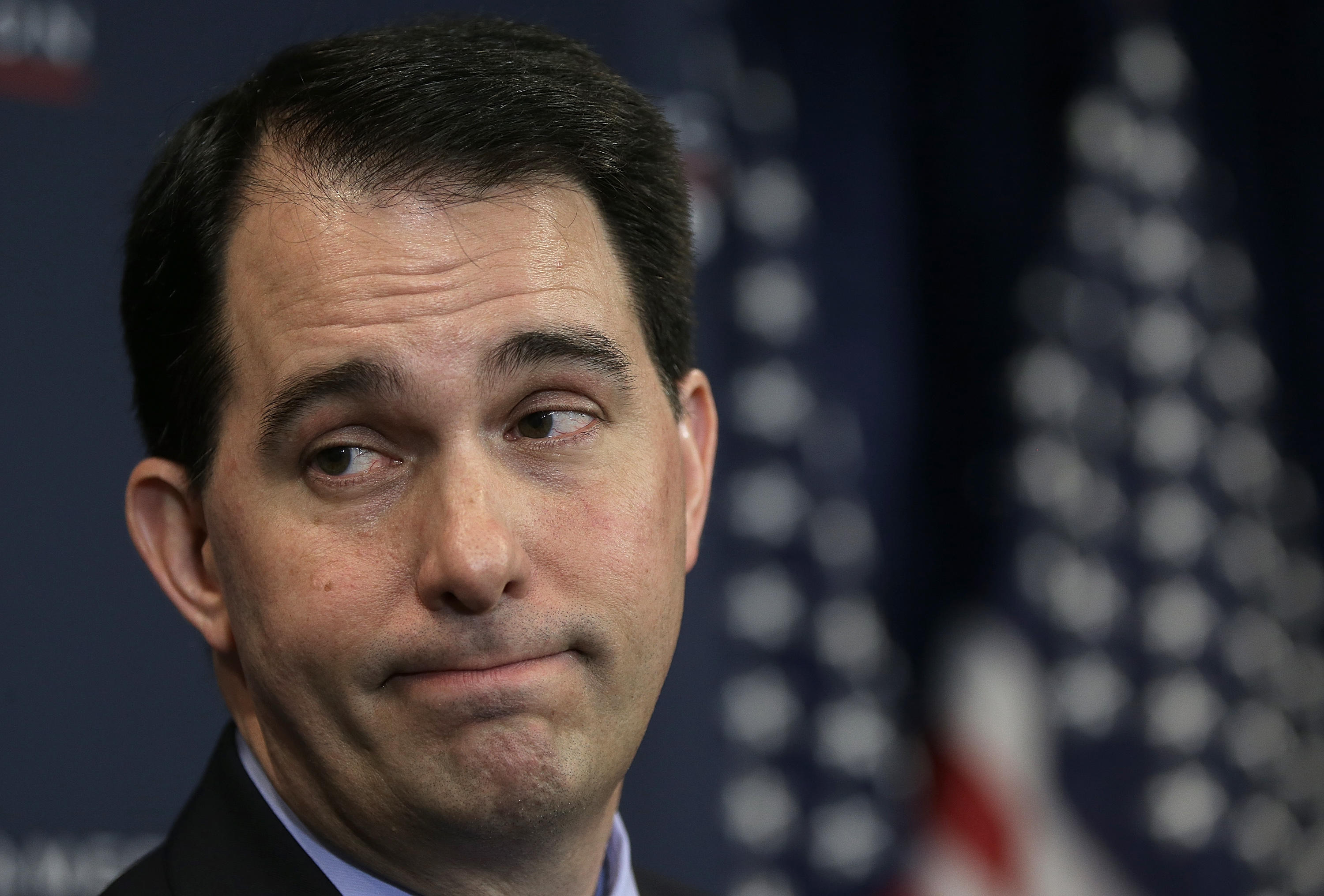 Wisconsins Republican Governor Scott Walker Cant Ask For A Recount Because Of A Law He Signed