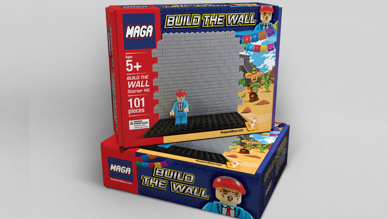 build the wall lego toy