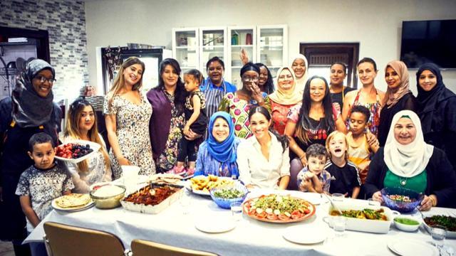 Image result for MEGHAN MARKLE RETURNS TO COMMUNITY KITCHEN AFTER LONDON FIRE
